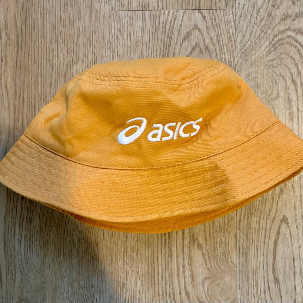 Asics Orange Bucket Hat